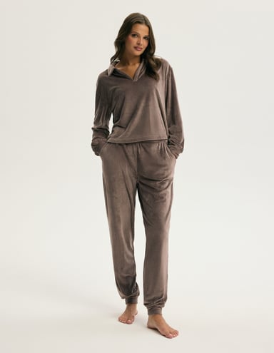 Trousers Cora - brown