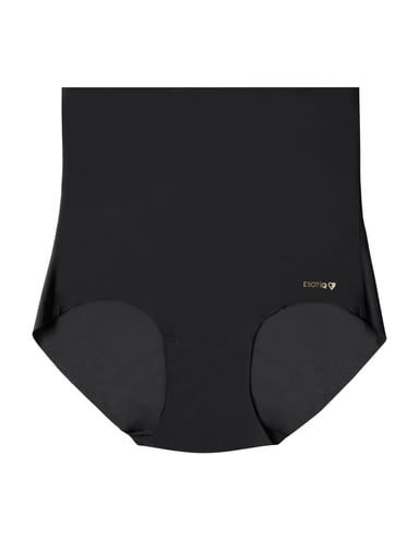 High-waisted briefs Plain - Black
