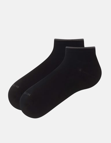 Short socks made of bamboo viscose - Black