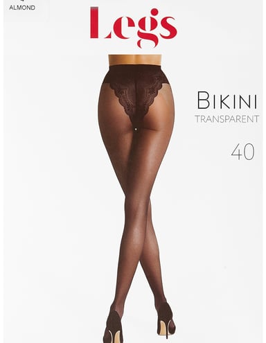 TIGHTS BIKINI 40 - Beige