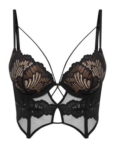 Corset bra Bari - Black