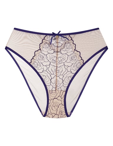 High-waisted panties Batty - navy