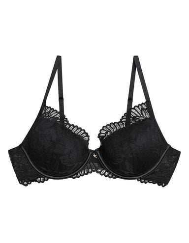 Push-up bra Blueberry - Black