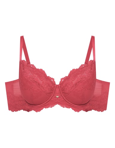Semi-padded bra Sweetheart - pink