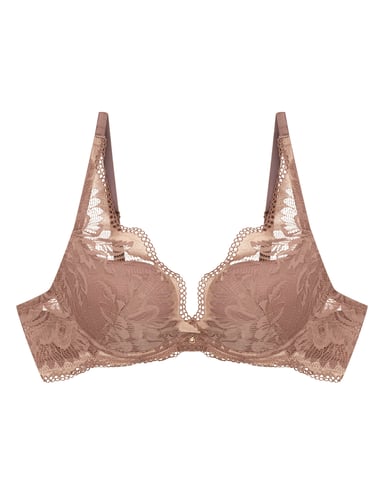 Push-up bra Kavi - brown
