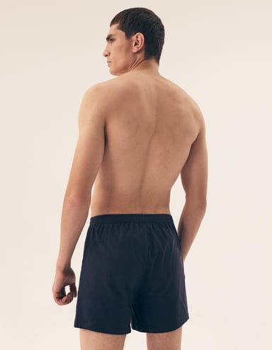 Luźne bokserki Classic (Plus size) - navy