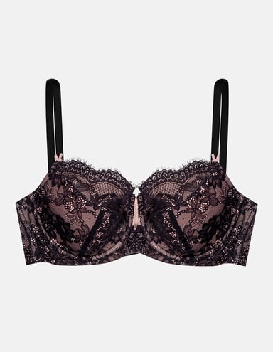 Semi-padded bra Kitty - Black