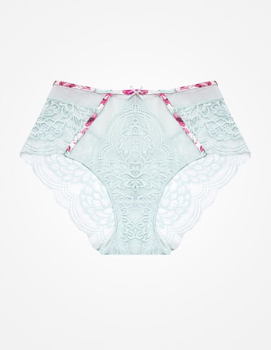 HIGH-WAISTED BRIEFS Kandy - Green