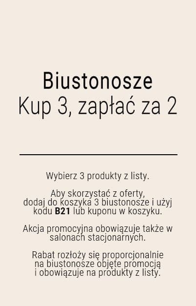 ESOTIQ PL PRZEKŁADKA MAŁA biustonosze 3 za 2