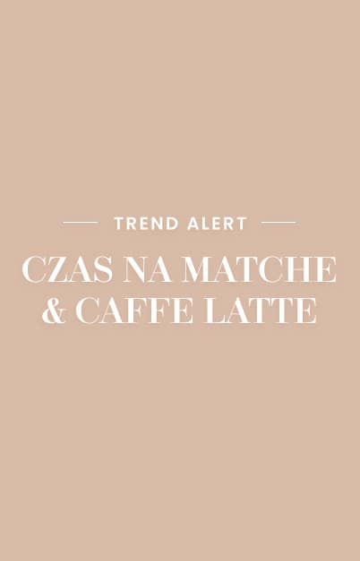 przekładka NAPIS  Matcha & Caffe Latte