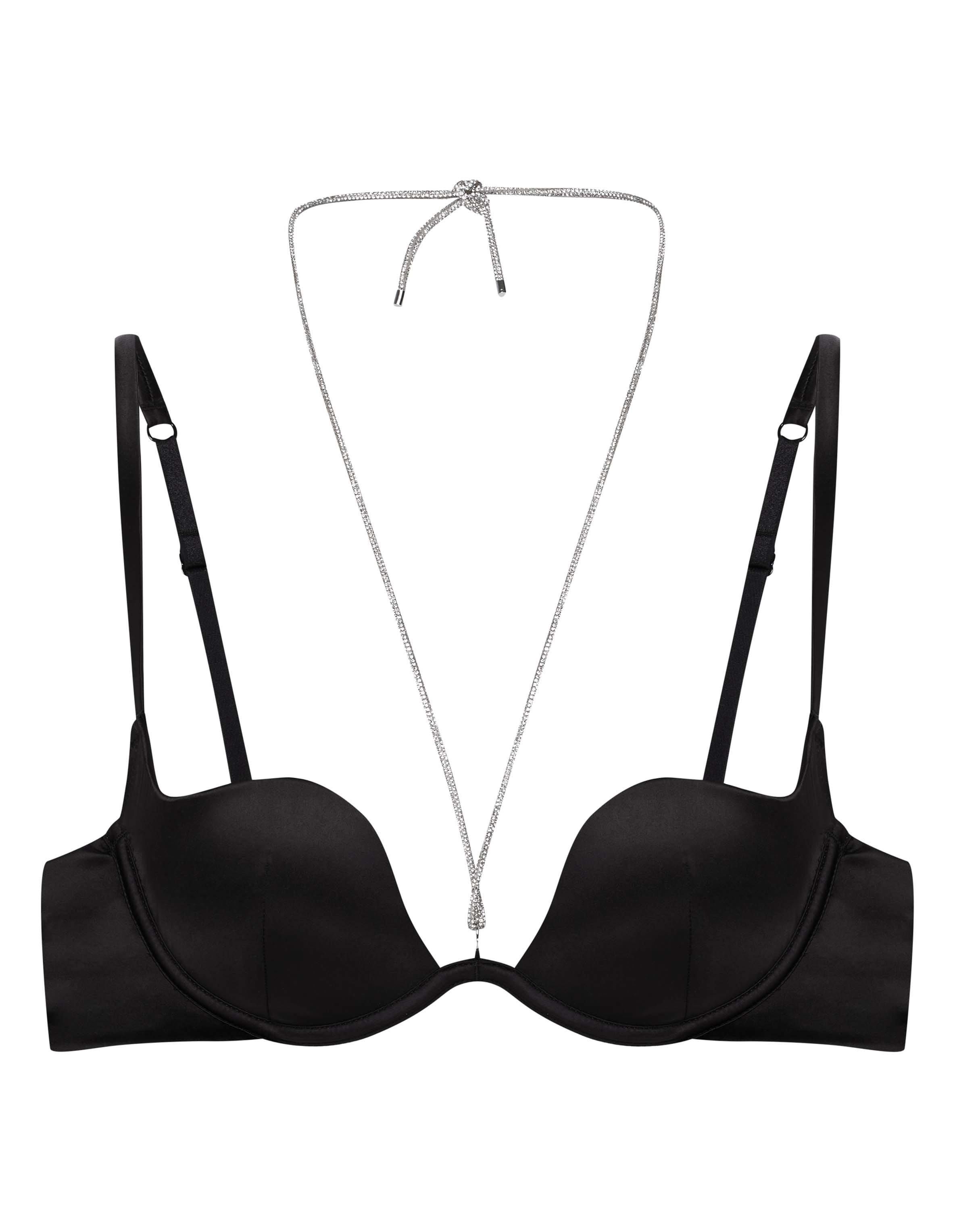 Biustonosz push-up Onyks