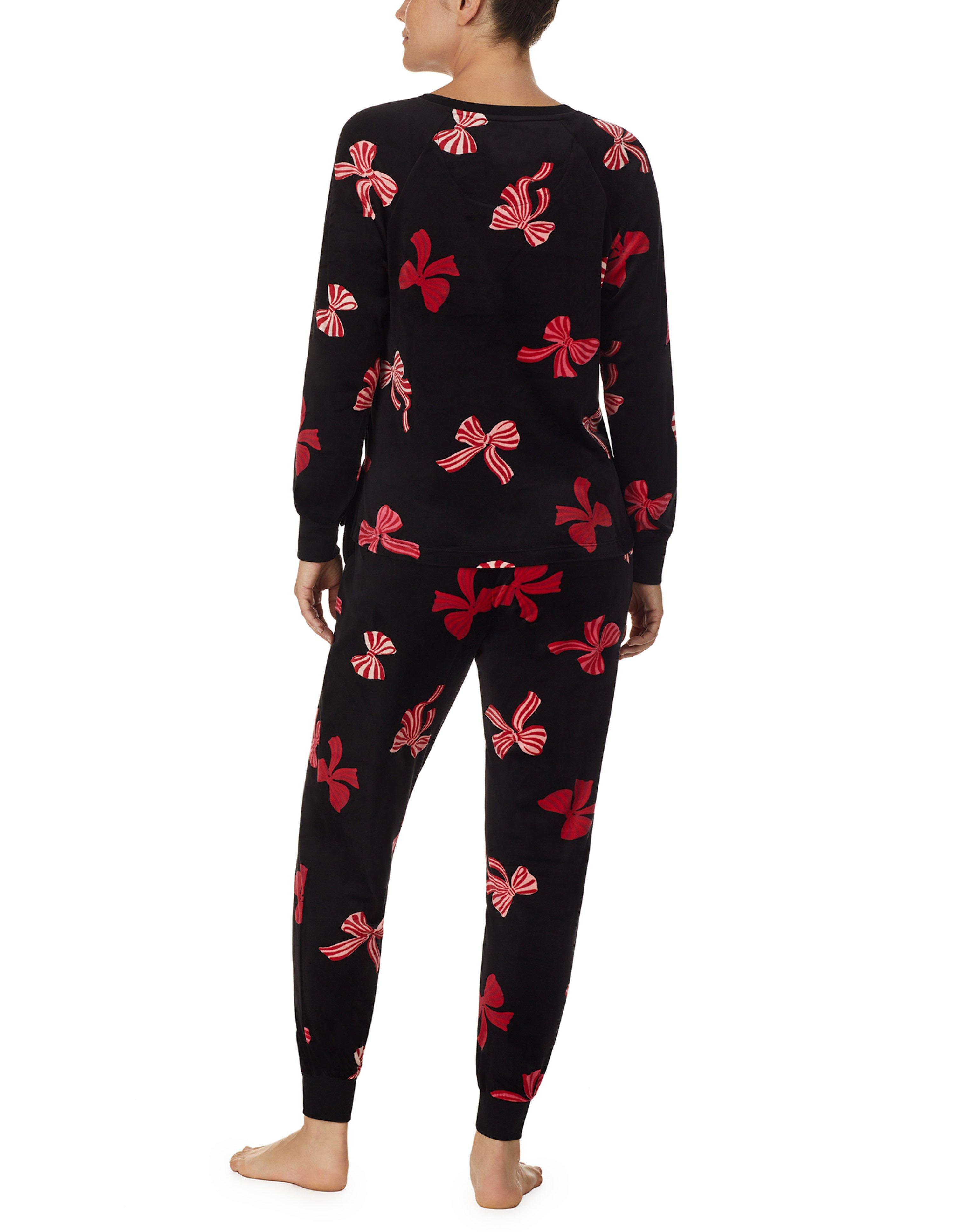 Piżama stretch velour set Kate Spade