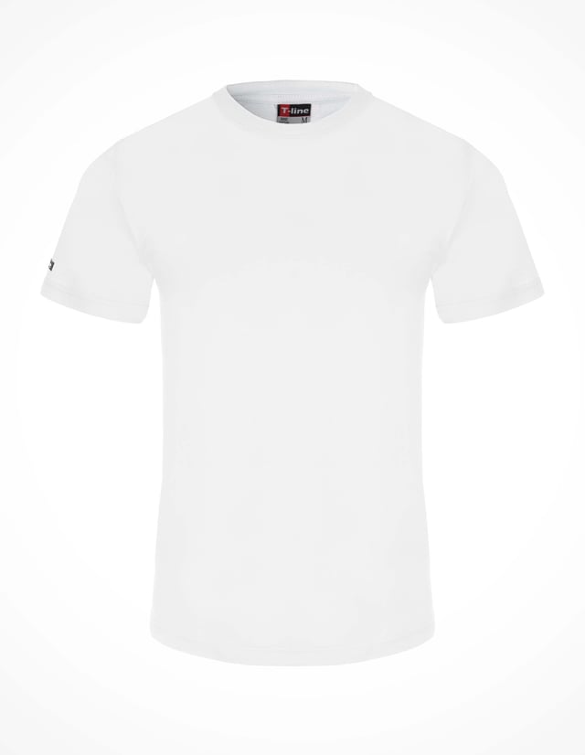 T-shirt T-Line (Plus size) - White
