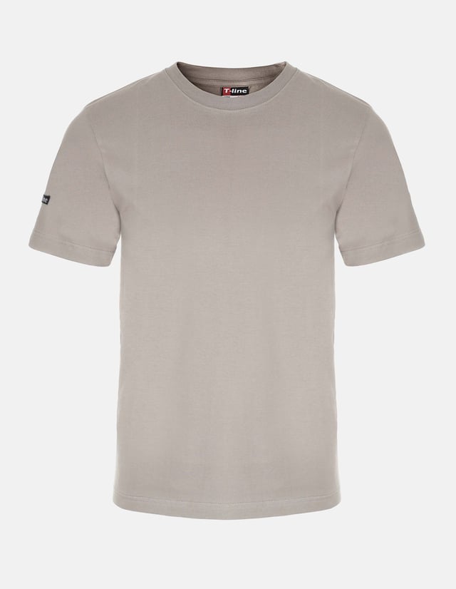 T-shirt T-Line (Plus size) - light-grey
