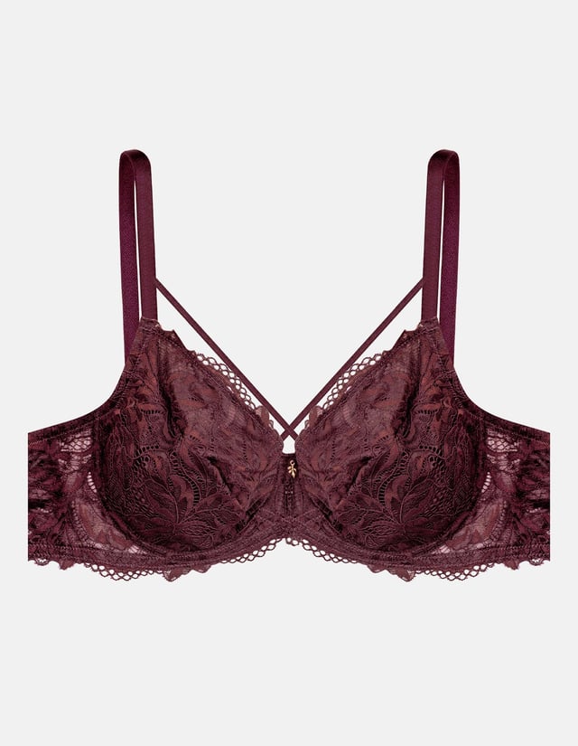 Soft bra Insoley - maroon