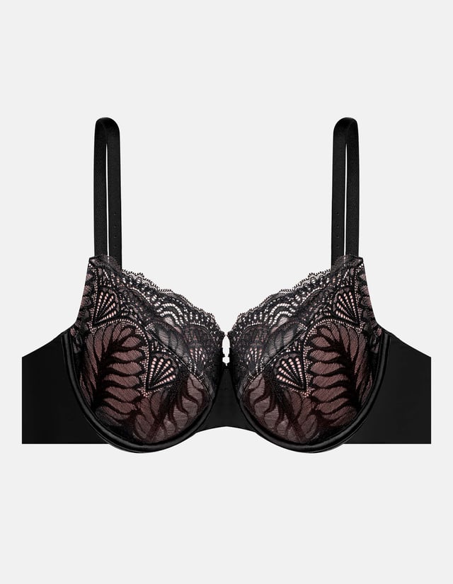 Semi-padded bra Isabelle - Black