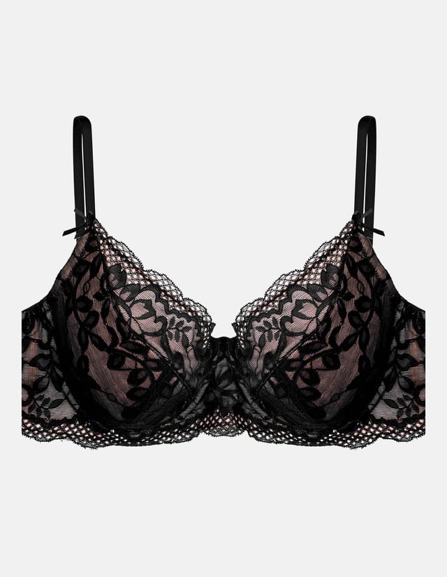 Semi-padded bra Klara - Black