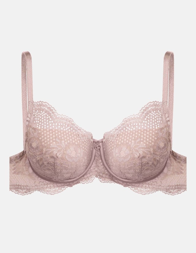 Push-up bra Identity - brown
