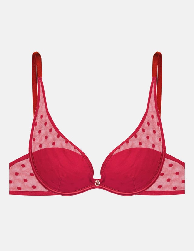 Push-up bra Izzie - Red