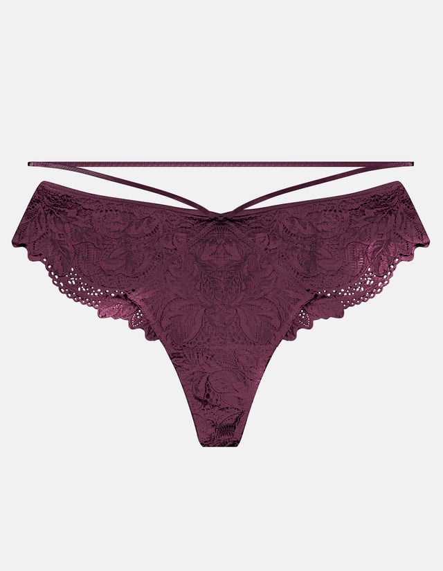 Thongs Insoley - maroon