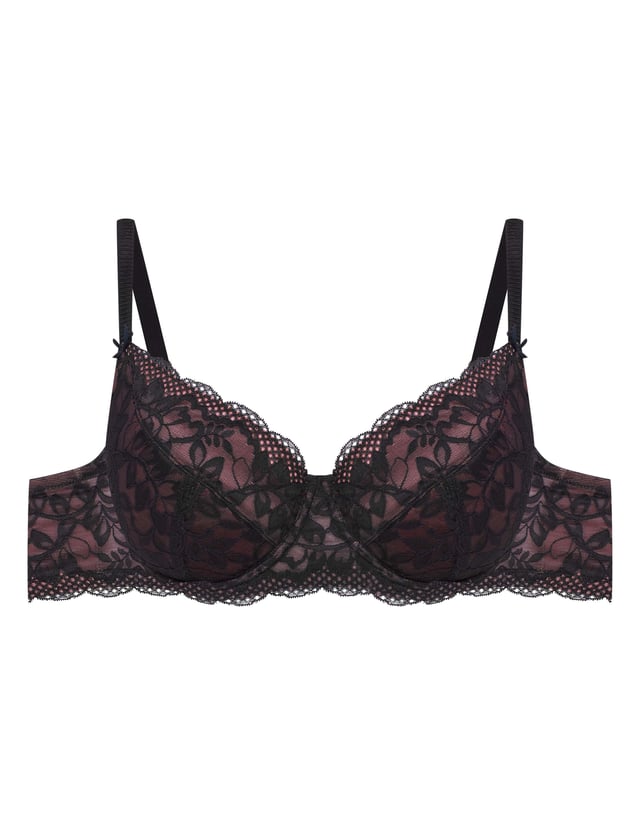 Semi-padded bra Klara - Black