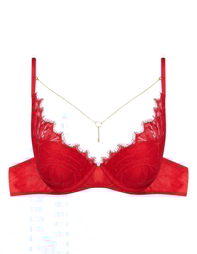 Push-up bra Oksana - Red