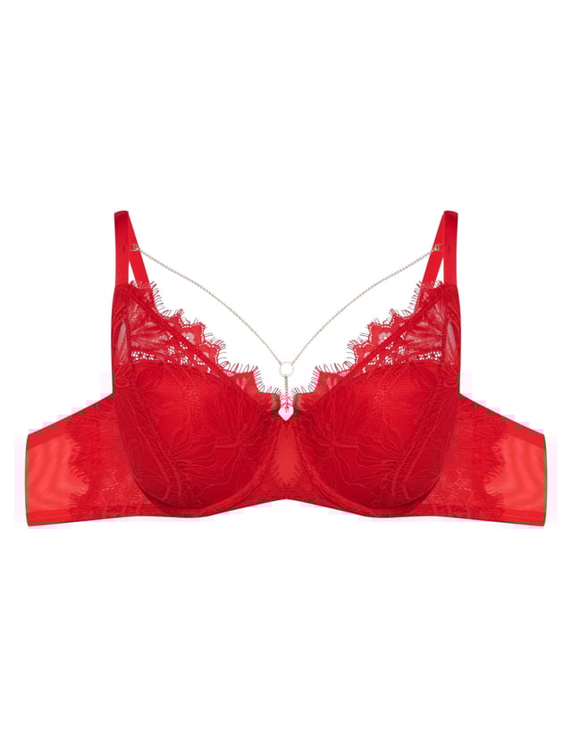 Padded bra Oksana - Red