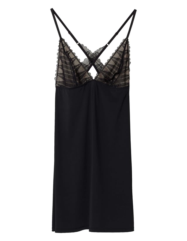 Nightgown Zazdro - black and gold