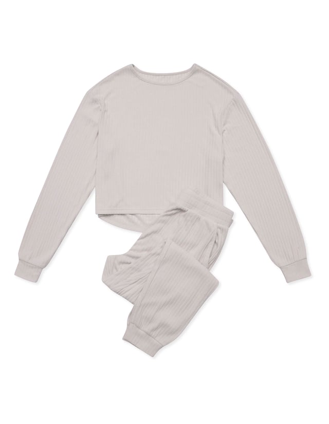 Ladies set Clytia - light-grey