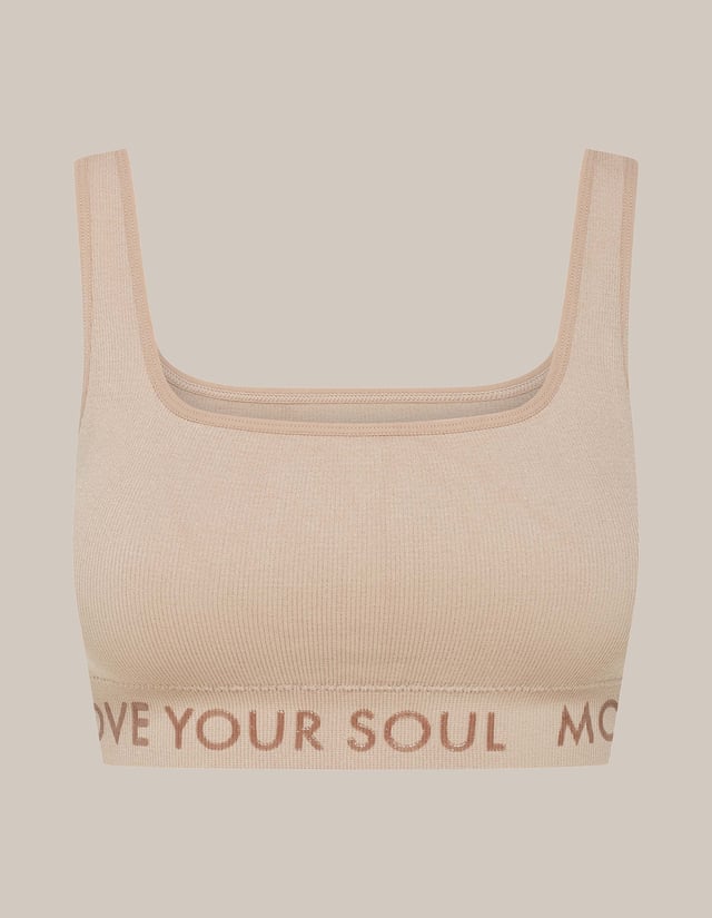 Biustonosz bezszwowy Fleen - brown