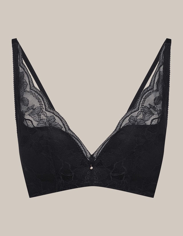 Biustonosz push-up Fabbie - Black