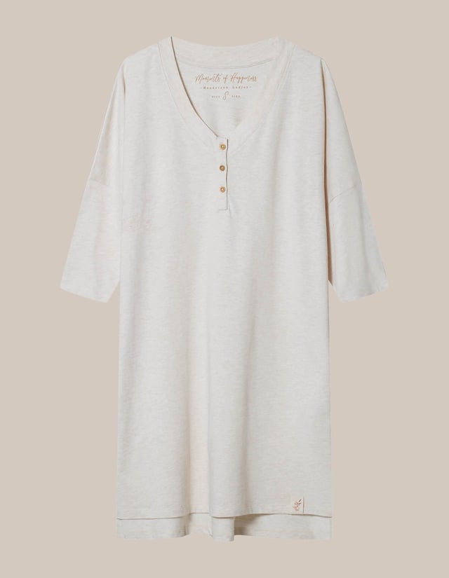 Dzianinowa sukienka Faida - Beige