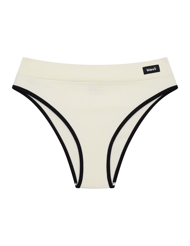 High-waisted panties Bloovii Arlan - cream