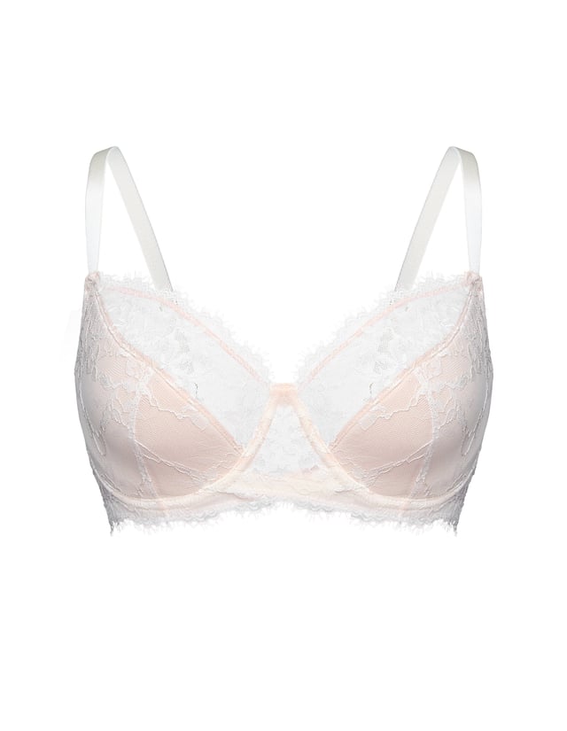 Semi-padded bra Cloe - cream