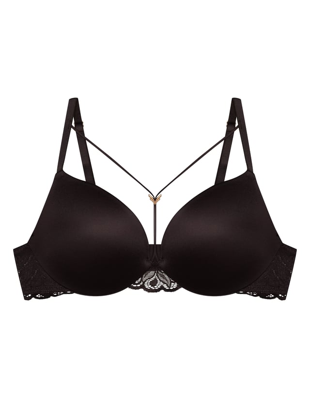 Super push-up bra Korin - brown