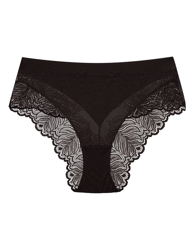 High-waisted panties Korin - brown