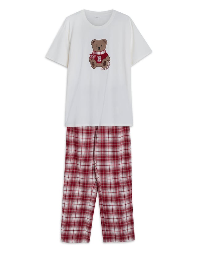 Pyjamas Chrismis - cream