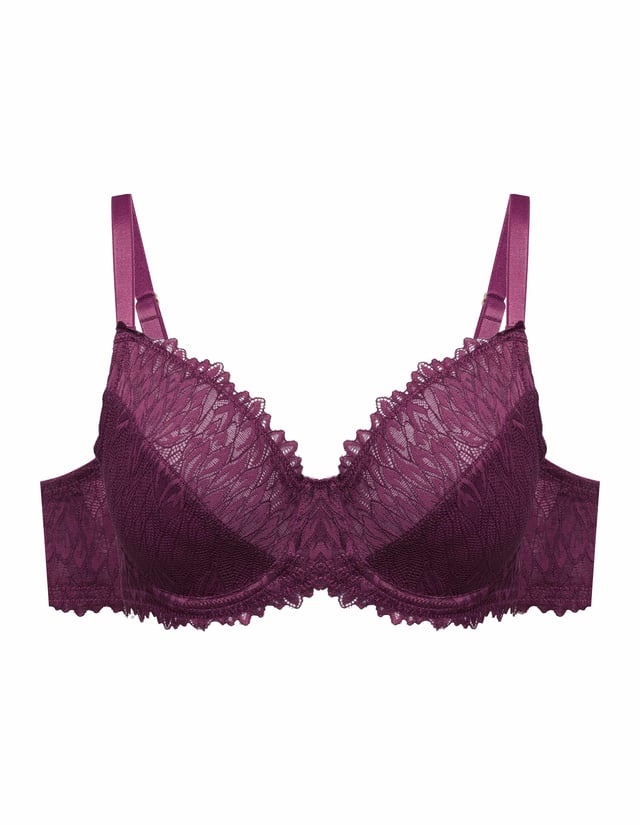 Soft bra Ofiel - maroon