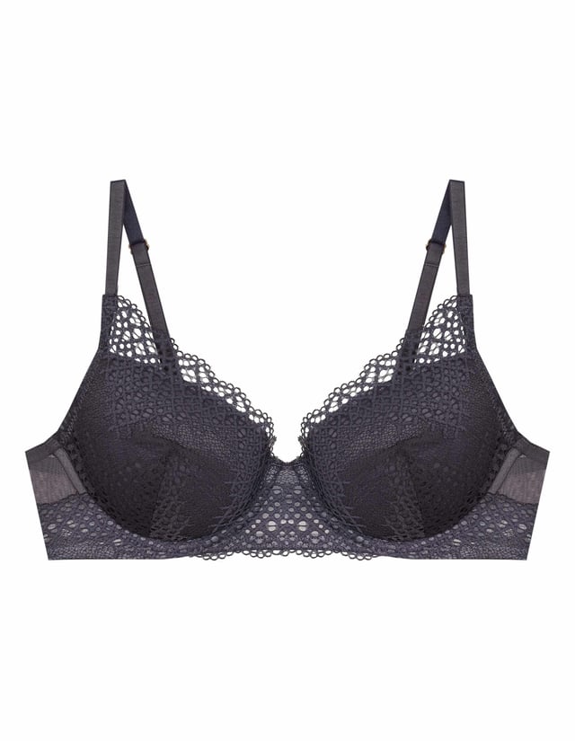 Push-up bra Caris - Grey