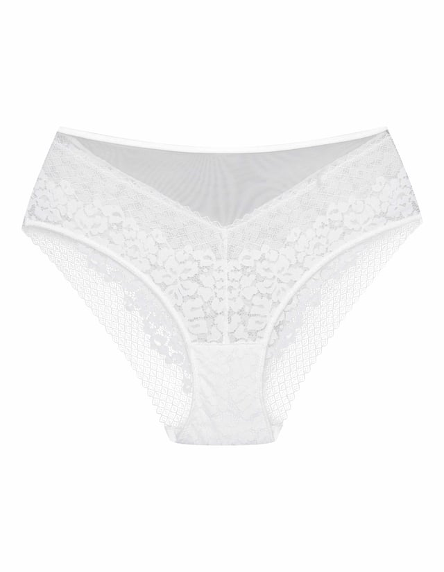 High-waisted panties Nickita - White