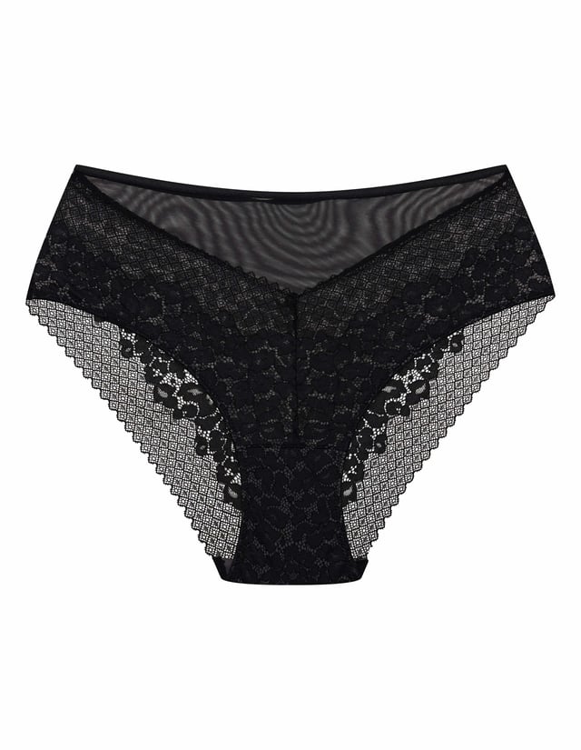 High-waisted panties Nickita - Black