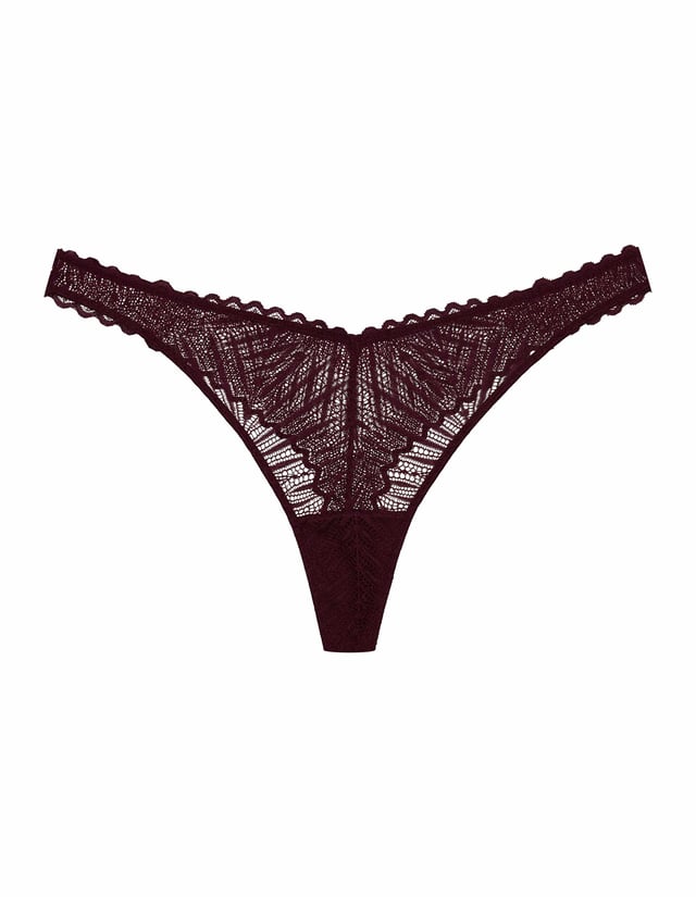 Thongs Onika - maroon