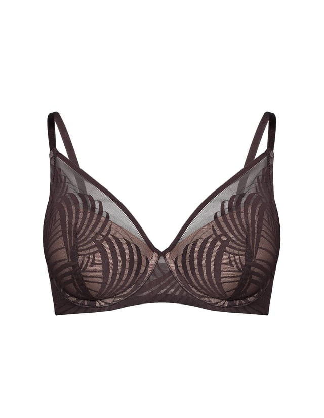 Push-up bra Nacre - brown