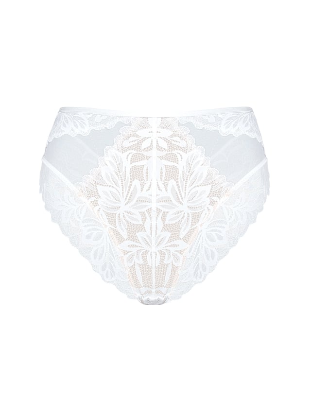 High-waisted panties Gloria - cream
