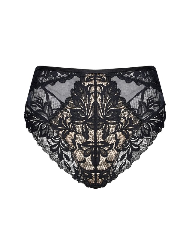 High-waisted panties Gloria - Black