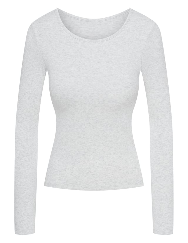 Rest Day T-Shirt with Built-In Bra - Grey