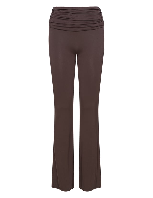 Flare Leggings STRETCH OUT - brown