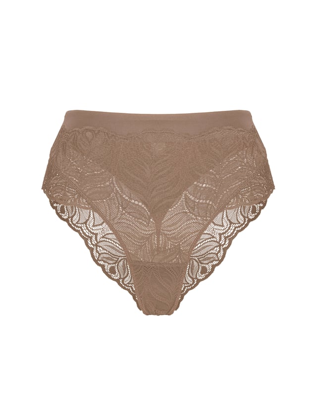 High-Waisted Panties Aurora - Beige
