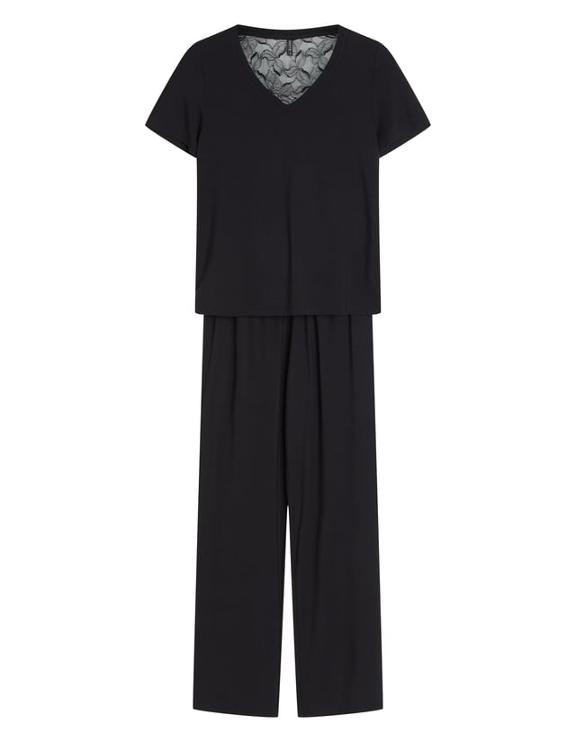 Long Pajamas LILITH - Black