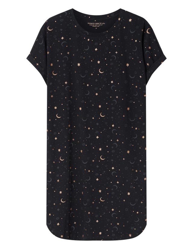 Nightgown GILLY - Black